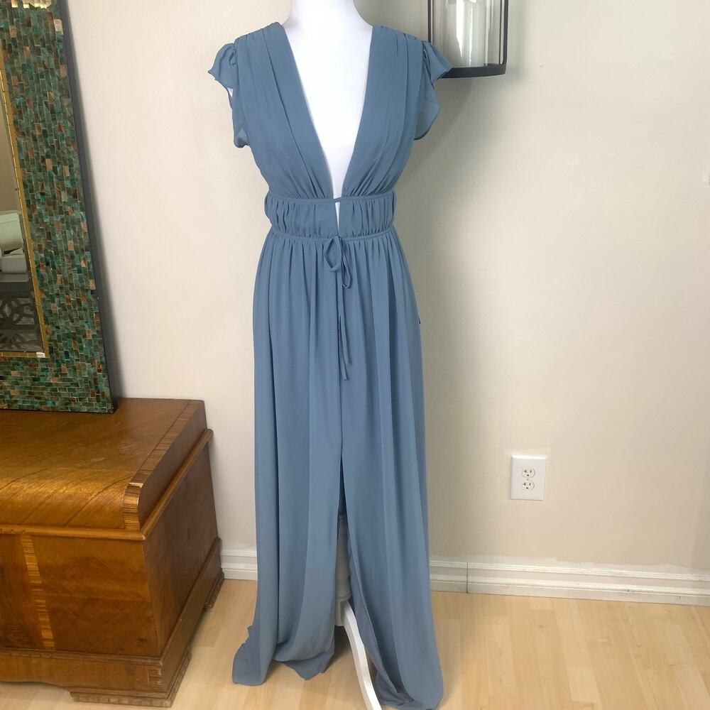Lulu's Light Blue Maxi Dress - Picture 4 of 12
